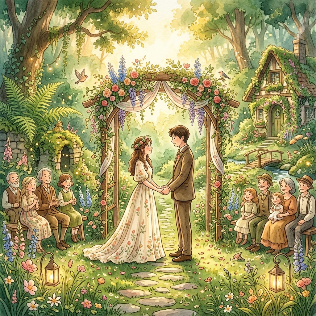 Ghibli Wedding Garden